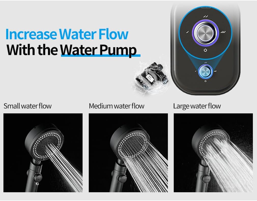 Electric Instant Hot Water Heater Shower Electric Tankless Shower Hot Water Faucet Kitchen Bathroom Instantaneous Water Heater Tap