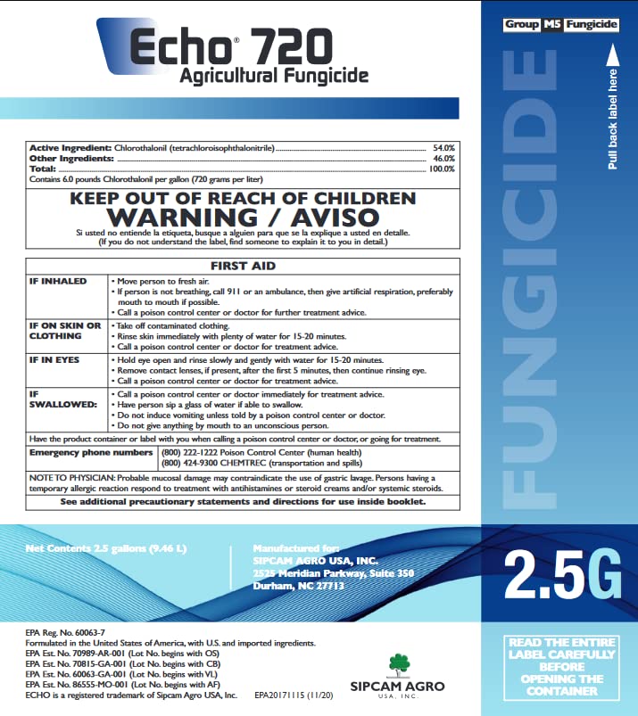 Chlorothalonil Fungicide (2.5 Gallon) Agrictural Fungicide- Compare to Bravo Chlorothalonil Daconil 720