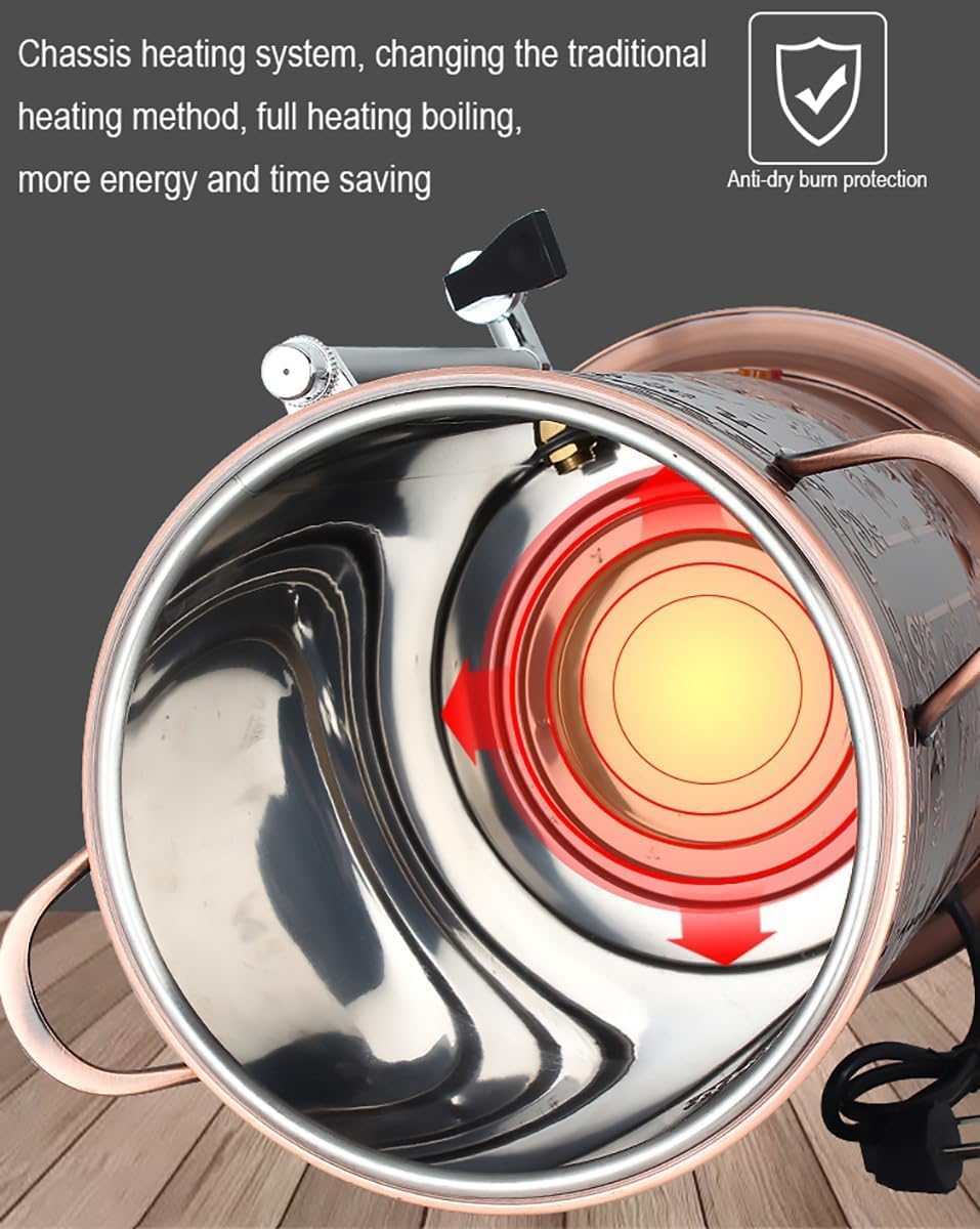 Catering Urn, Stainless Steel Hot Water Boiler Urn Dispenser, Temperature Control 30-110 Degree For Home Shop Hotel Commercial Or Office Use (Size : 30L)