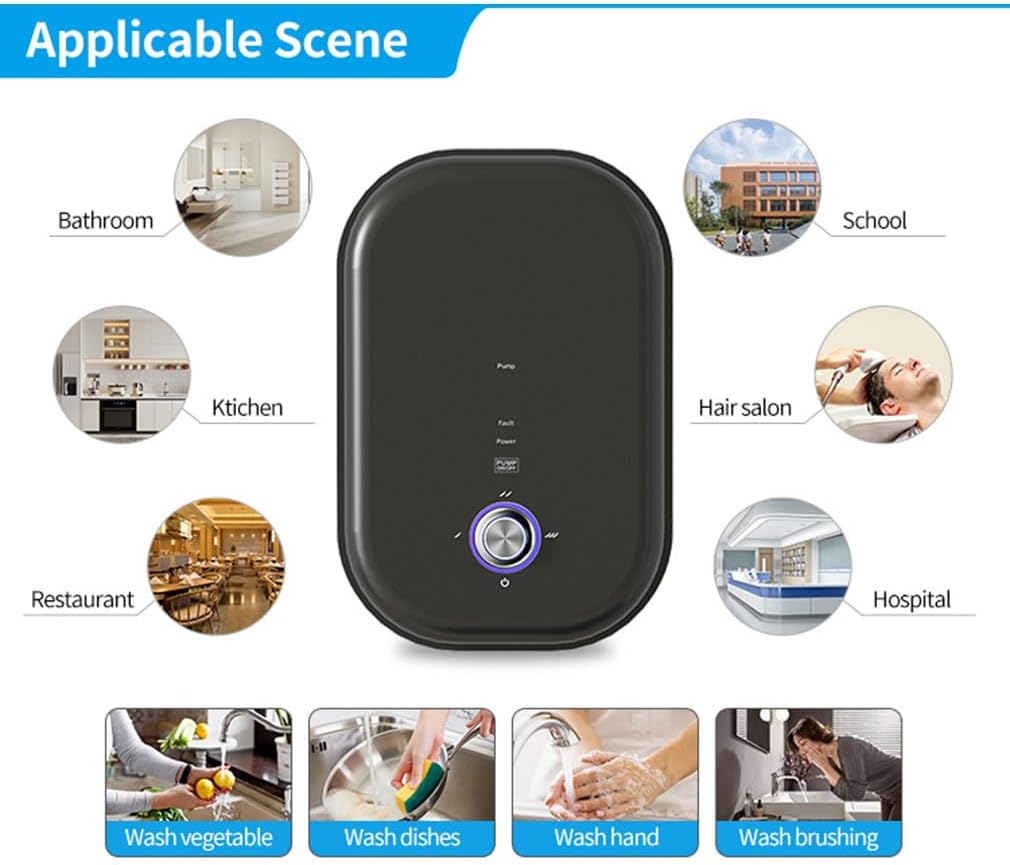 Electric Instant Hot Water Heater Shower Electric Tankless Shower Hot Water Faucet Kitchen Bathroom Instantaneous Water Heater Tap