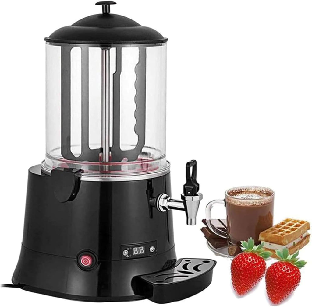 Commercial Hot Chocolate Maker, 5L Chocolate Tempering Machine, 400W Electric Machine Hot Chocolate Dispenser Warmer, for Heating Chocolate Coffee Milk,