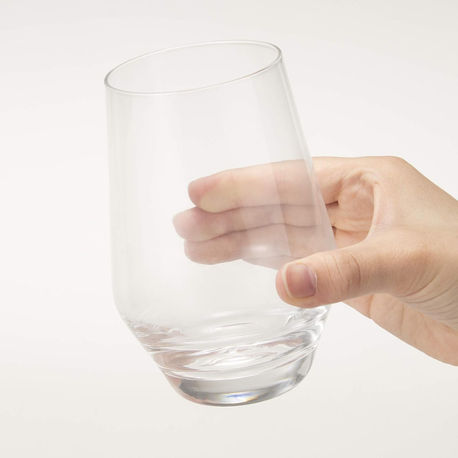 東洋佐々木ガラス Toyo Sasaki Glass Tumbler, Water Variation, 16.2 fl oz (480 ml), Made in Japan, Dishwasher Safe, T-25102HS Set of 6