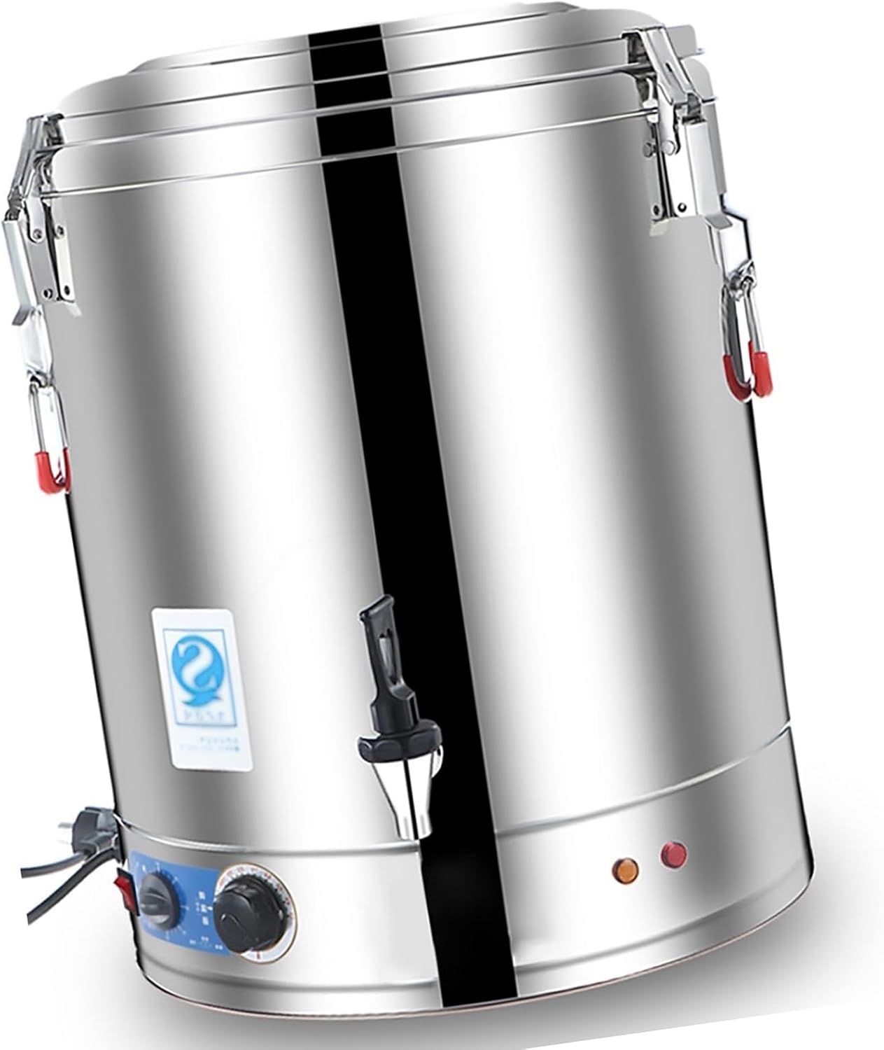 Stock Pot - 30L/40L/50L/60L Hot Water Boiler Dispenser, Stainless Steel Commercial Large Capacity Catering Urn, 30-110°C Temperature Control for Cafe, Office, Home(70L)