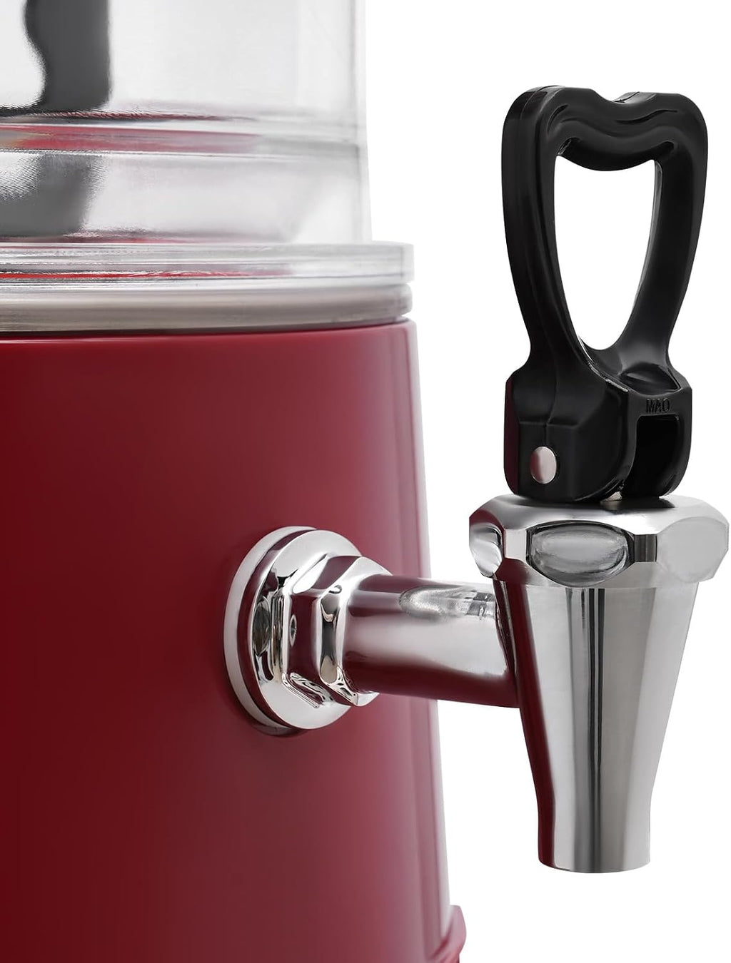 5L Hot Chocolate Machine,1.32gal Commercial Hot Chocolate Machine Maker with Temperature Control,400W Hot Beverage Warmer for Heating Chocolate Coffee Milk,Red