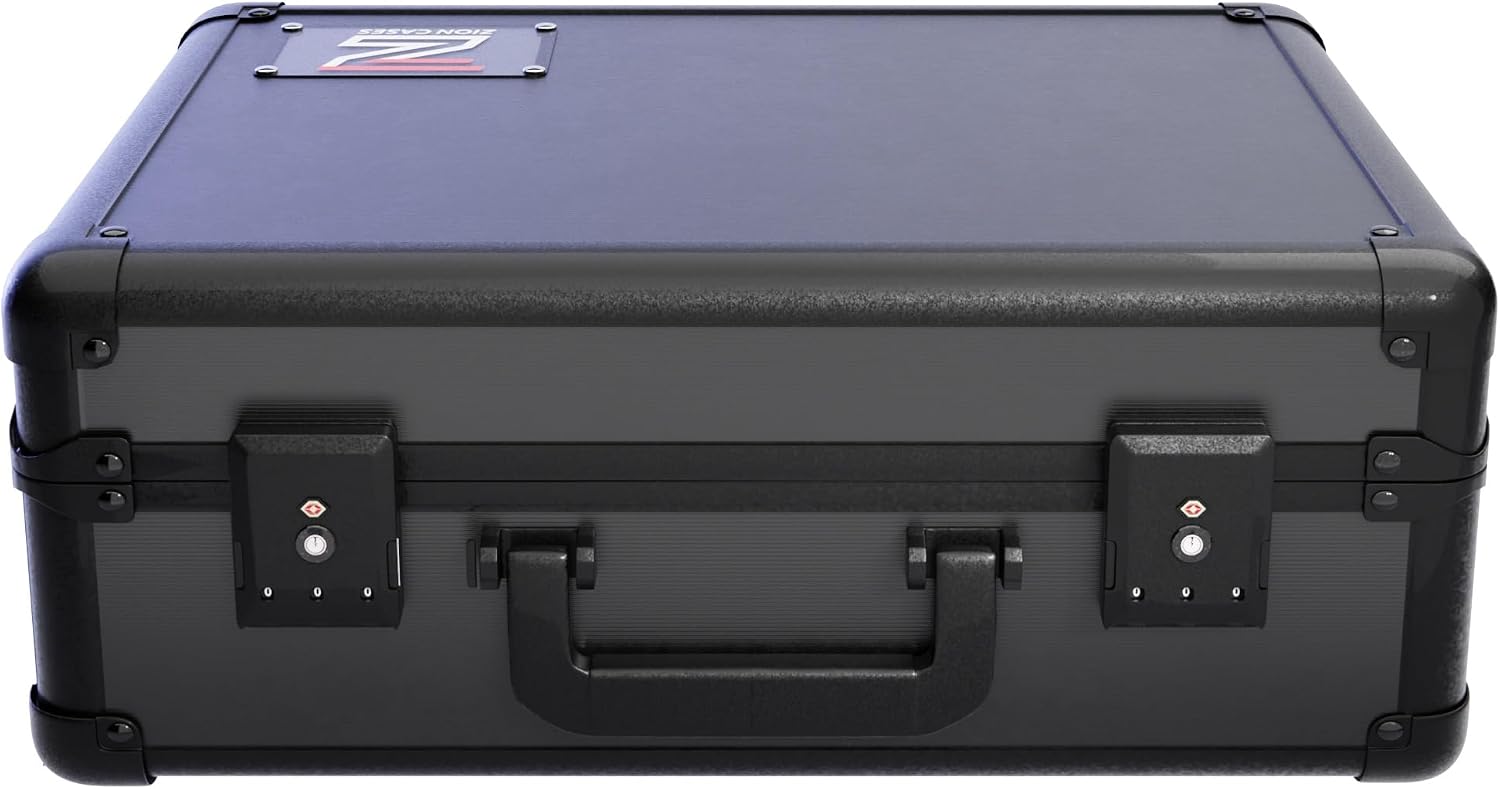 Zion Cases Slab Case XL; Fits PSA, BGS, HGA, CSG Graded Trading Card Slabs; Ideal Travel Storage Solution; (Black Diamond)