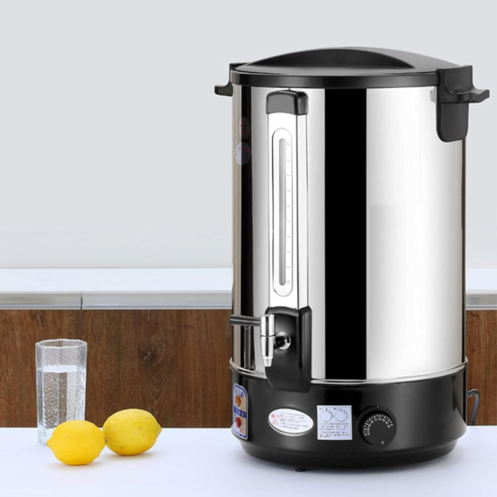Commercial Hot Water Tea Urn - Instant Water Heater with Temperature Control (30-110°C) - Extra Large Coffee Urn for Events, Parties, Weddings, Catering Supplies