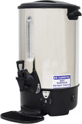 110V Combination Water Boiler 1500W Hot Water Dispenser 9.7L Stainless Steel Commercial Electric Boiling Bucket Multi-stage Temperature Control for Milk Tea Coffee Shop