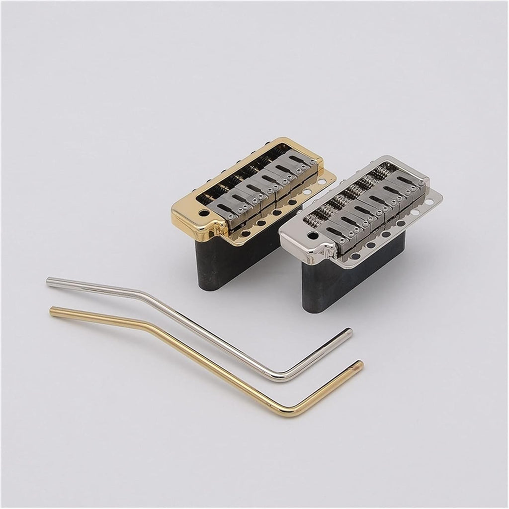 Guitar Steel Base Electric Guitar Tremolo System Bridge Electric Guitar Accessories Guitar Bridge System Set (Color : Nickel 1 Set)