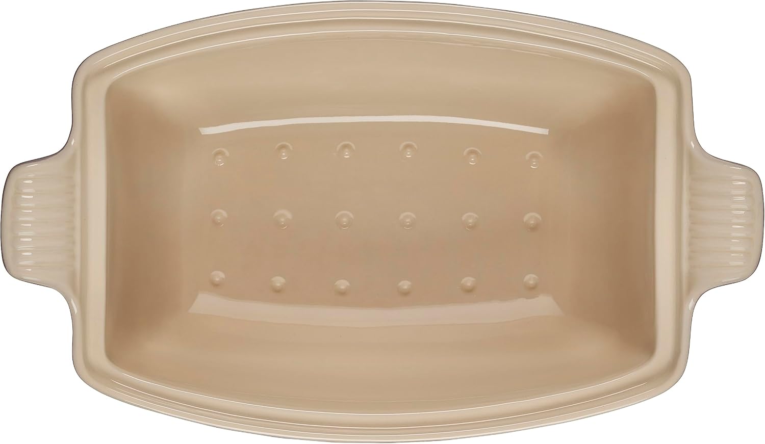 Le Creuset Heritage Stoneware Deep Baker with Lid, 4.5 qt., Oyster