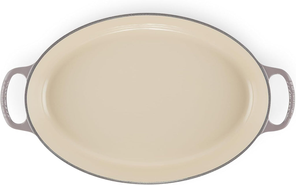 Le Creuset Enameled Cast Iron Signature Oval Baker, 3 qt., Oyster