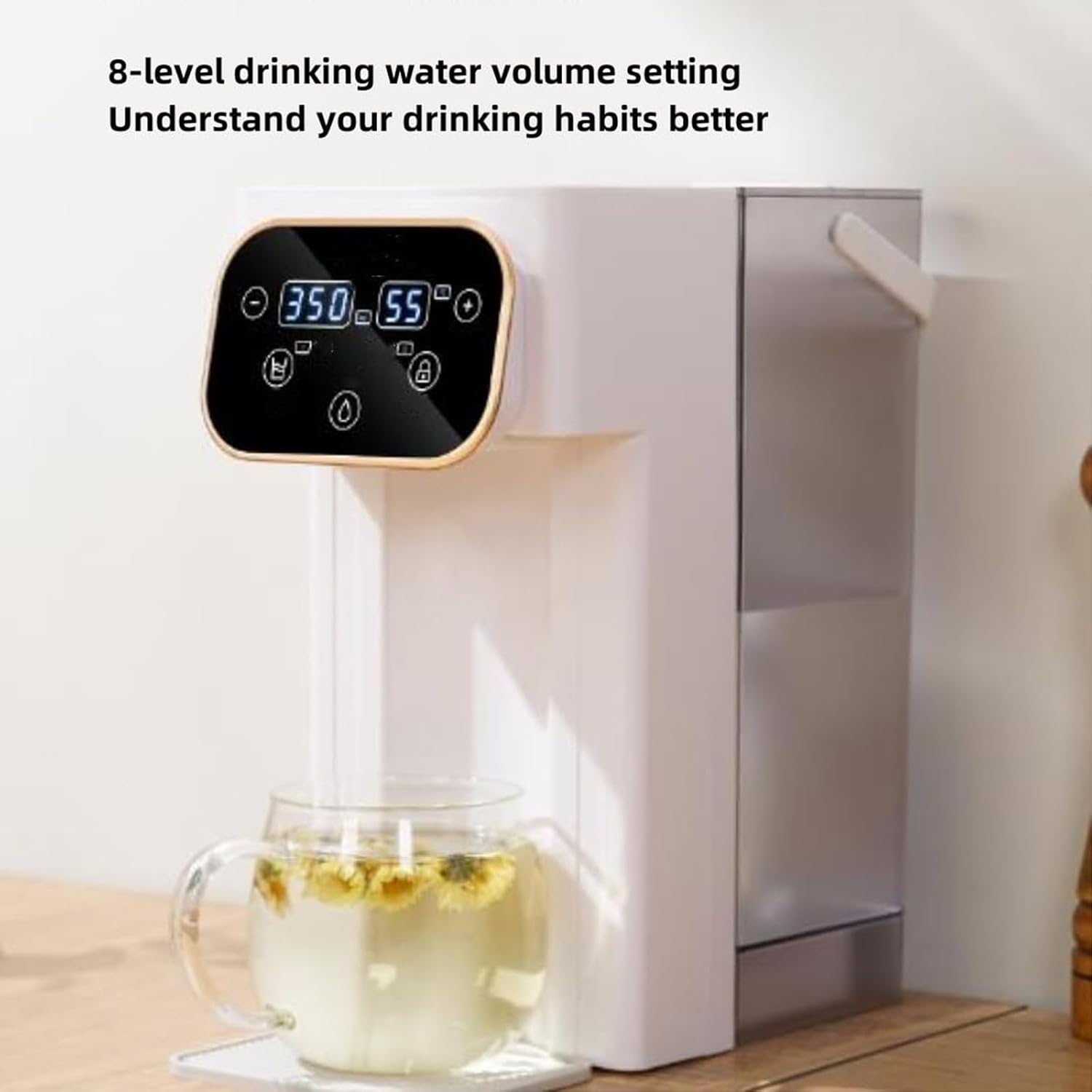 3L Instant Hot Water Dispenser,Hot Cup Hot Water Dispenser,Household Small 3-Second Instant Hot Water Kettle,with Carry Handle Ideal for Hot and Cold Drinks (Green 3L)