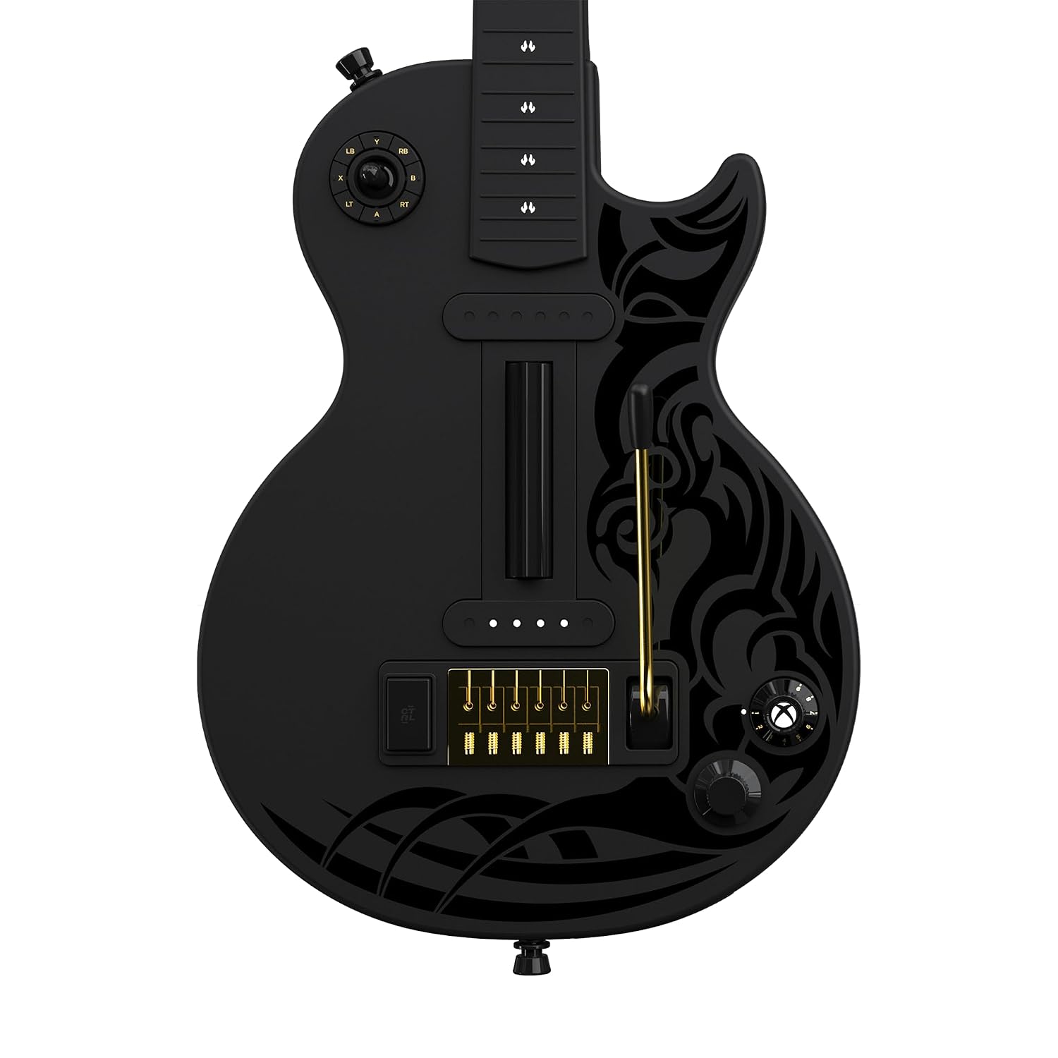 CRKD Gibson Les Paul Guitar Controller - Black Tribal - Licensed by Xbox