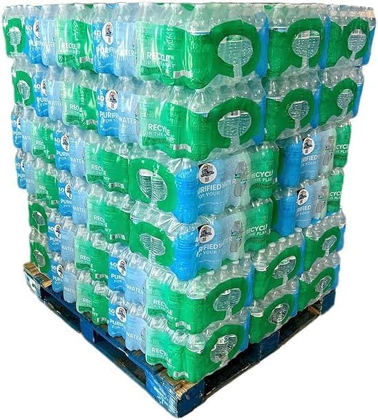 Waterpallets MM (16.9 Oz) - Pallet - 40 Bottles per Case, 48 Cases (Total 1920 Bottles) with Bottle Tax delivered by Waterpallets