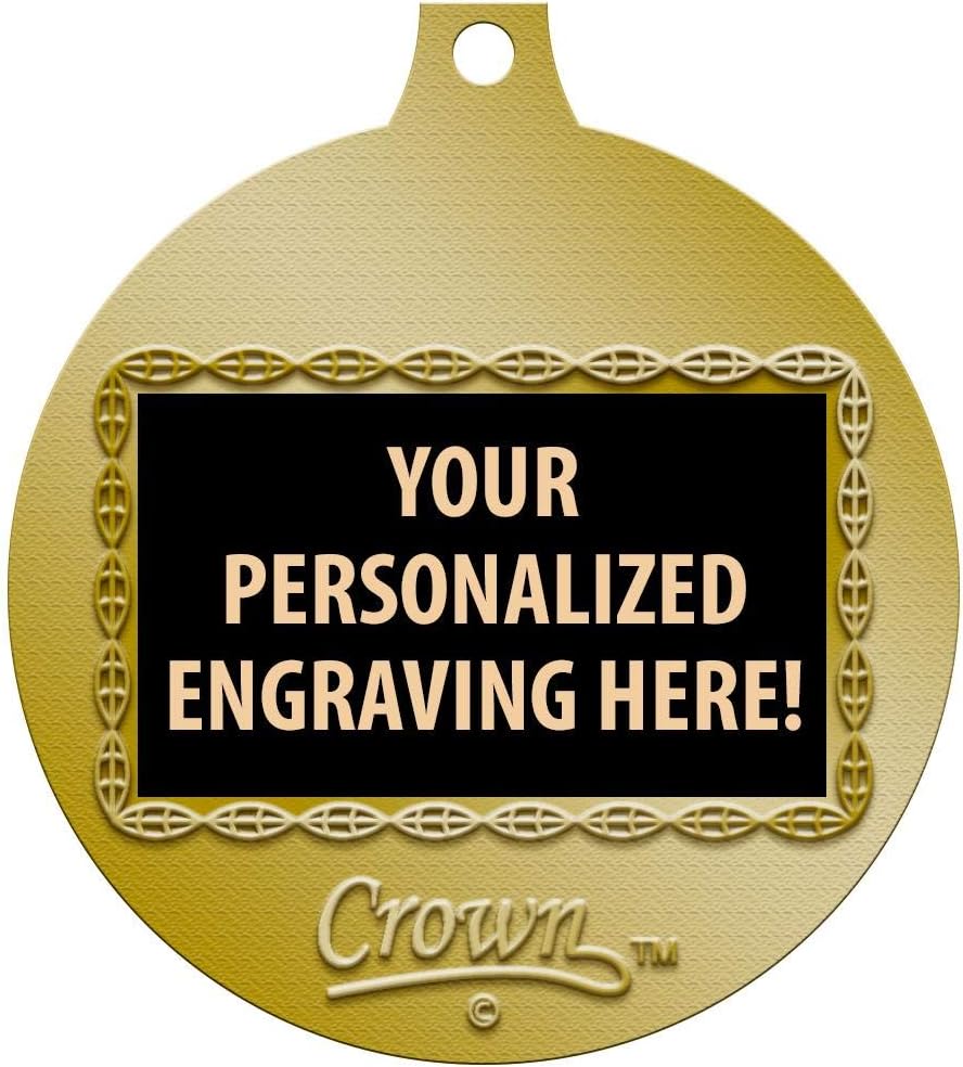Crown Awards Marathon Medals, 2' Gold 26.2 Marathon Race Medal Award with Free Custom Engraving Prime