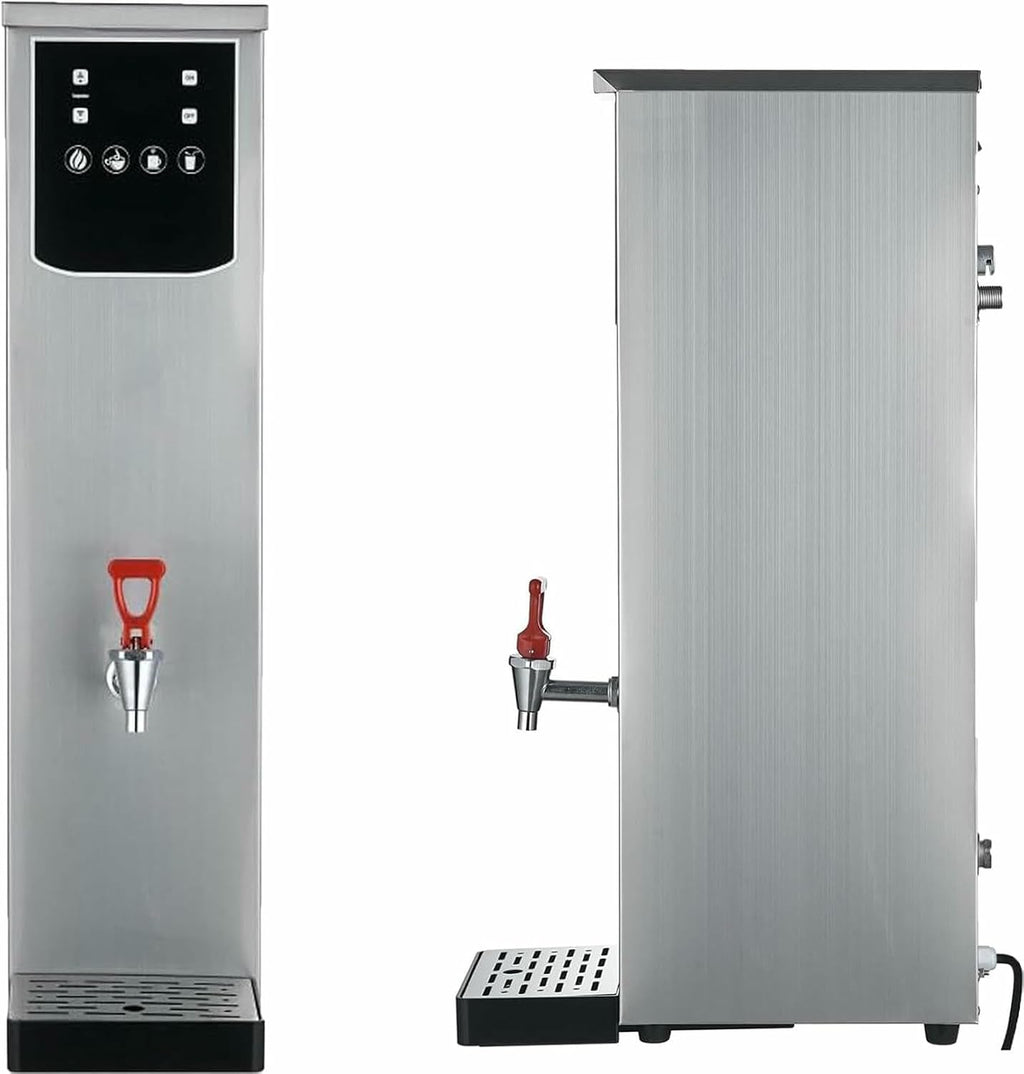Drinking Hot Water Boiler, 20l Stainless Steel Automatic Water Heater, Commercial Water Boiler, 2.5kw Household Adjustable Intelligent Large Screen Touch, Non Drip Tap