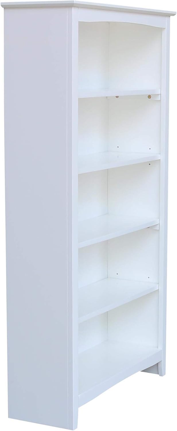 International Concepts Shaker Bookcase - 60' H White