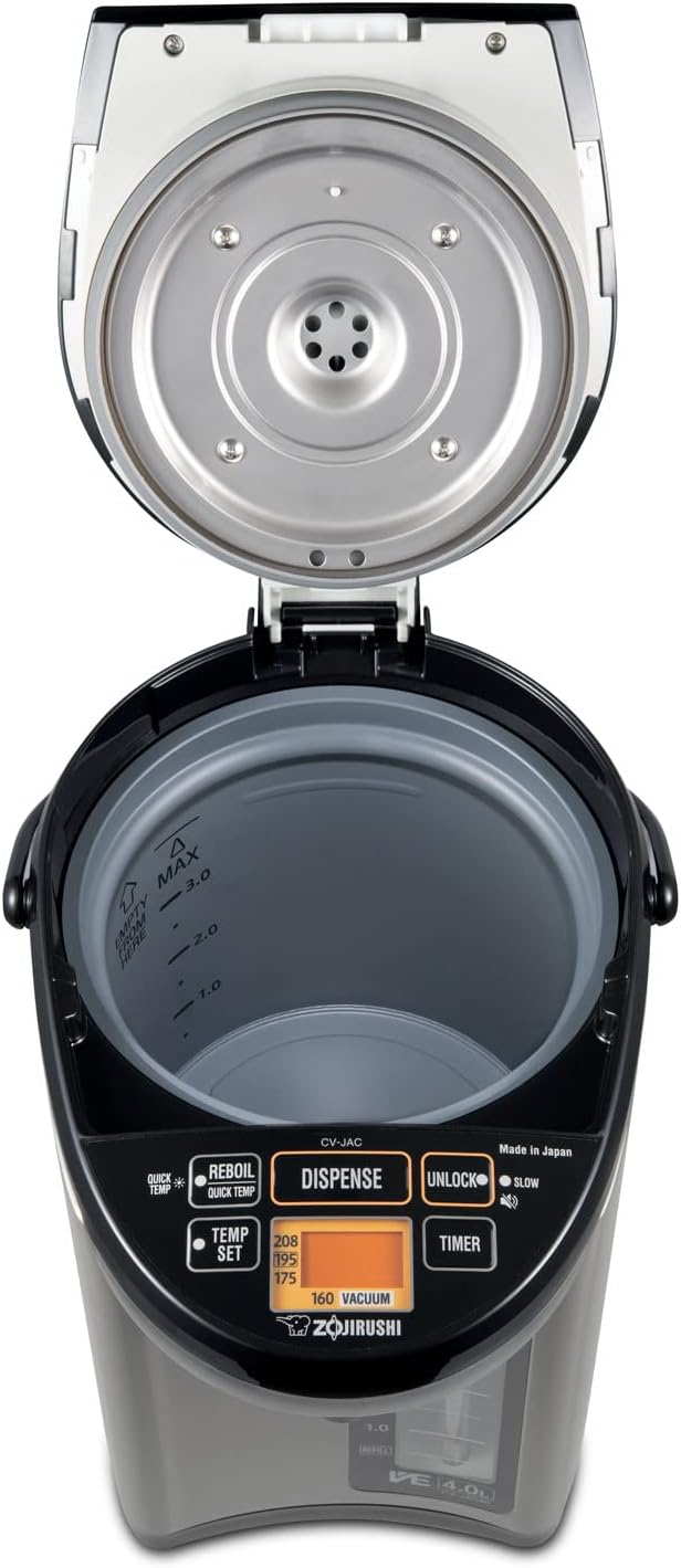 Zojirushi Water Boiler and Warmer 4.0-Liter (Stainless Black)