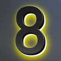 18 Inch Backlit LED Illuminated House Numbers For A Modern Home Look Stylish Light Up Address Signs Create A Striking First Impression Home Address Numbers,8