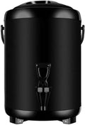Electric Kettles Commercial Coffee Urn Hot Water Pot, Water/Beverage Dispenser for Keep Hot/Cold, Water Boiler and Beverage Warmer for Buffet, Adjustable Temperature/Black/8L