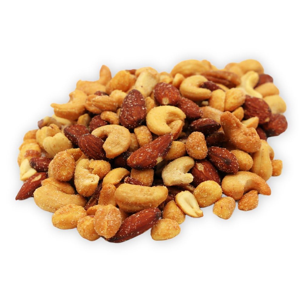 C.J. Dannemiller Mixed Nuts, Danny's Sweet Delight, Bulk 30 Pound Box, Includes Honey Roasted Peanuts, Cashews, Almonds, Pecans