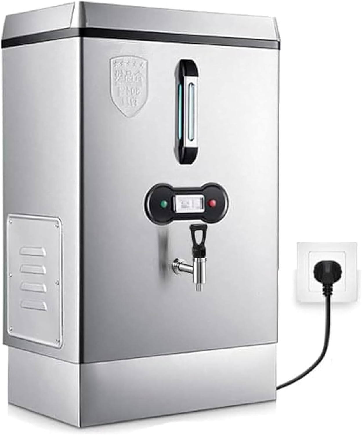 Commercial Water Boiler, 30L Hot Water Boiler & Dispenser, Dual Filtration Automatic Water Replenishment, Energy Efficient, Stainless Steel, for Cafe, Office, Home
