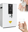 Instant Hot Water Dispenser, Wall Mounted Mains Fed Unit Water Dispenser, Ice and Warm Dual, with LED Smart Control Panel