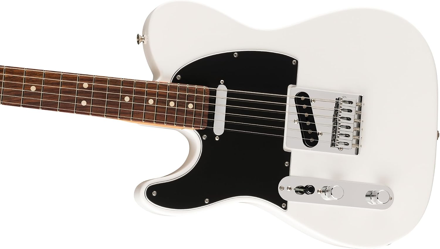 Fender Player II Telecaster Left-Handed - Polar White Bundle with Gig Bag, Strap, Cable, 3-Pack Picks and Guitar Cleaning Kit