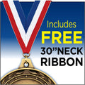 1st Place Medals - 2' Gold Place Medal Awards