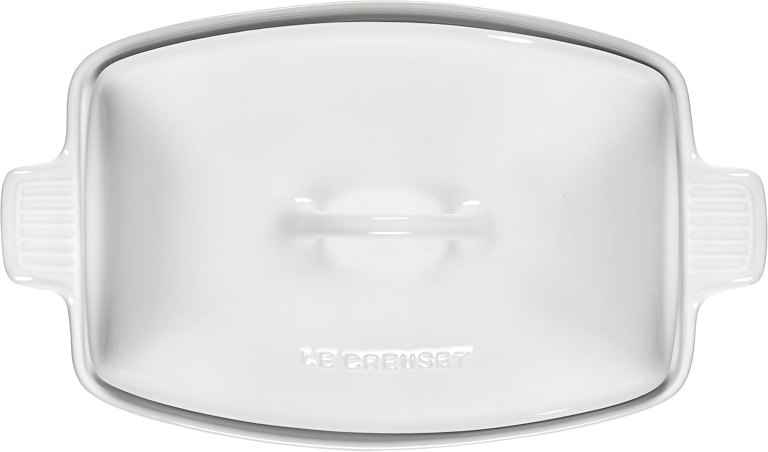 Le Creuset Heritage Stoneware Deep Baker with Lid, 4.5 qt., White