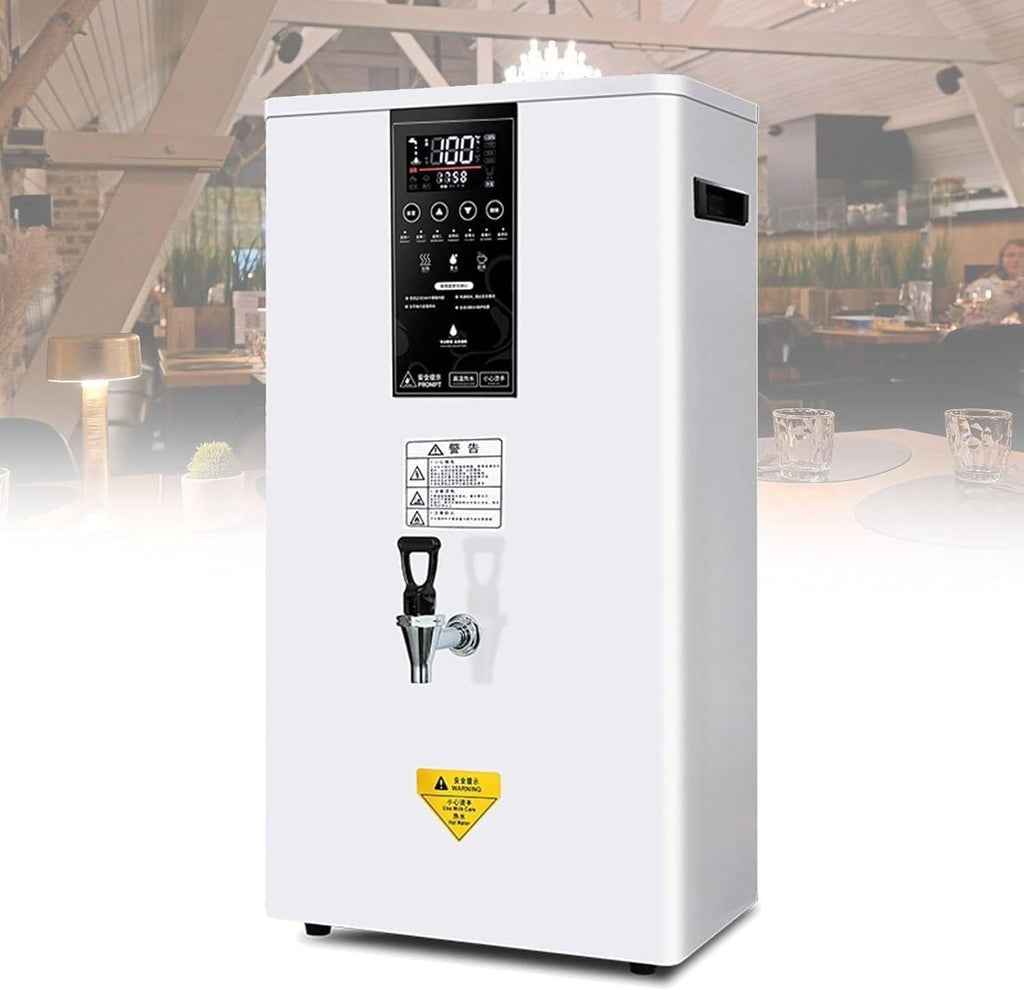 3000W Commercial Instant Hot Water Dispenser - Wall-Mounted Electric Boiling Water Machine for Home and Office Use(White,60L)