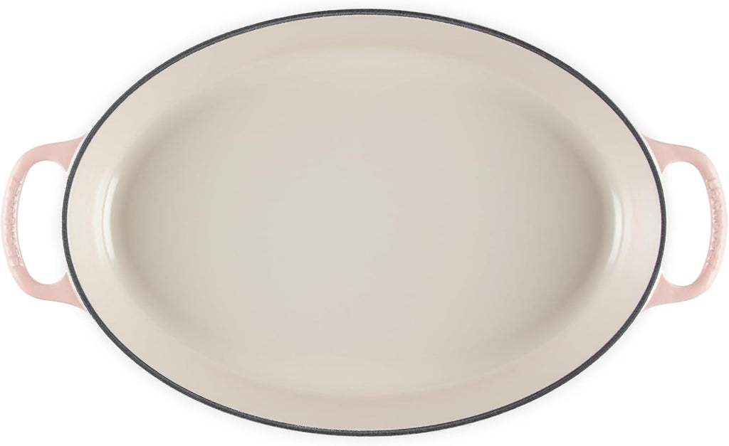 Le Creuset Enameled Cast Iron Signature Oval Baker, 3qt. Peche
