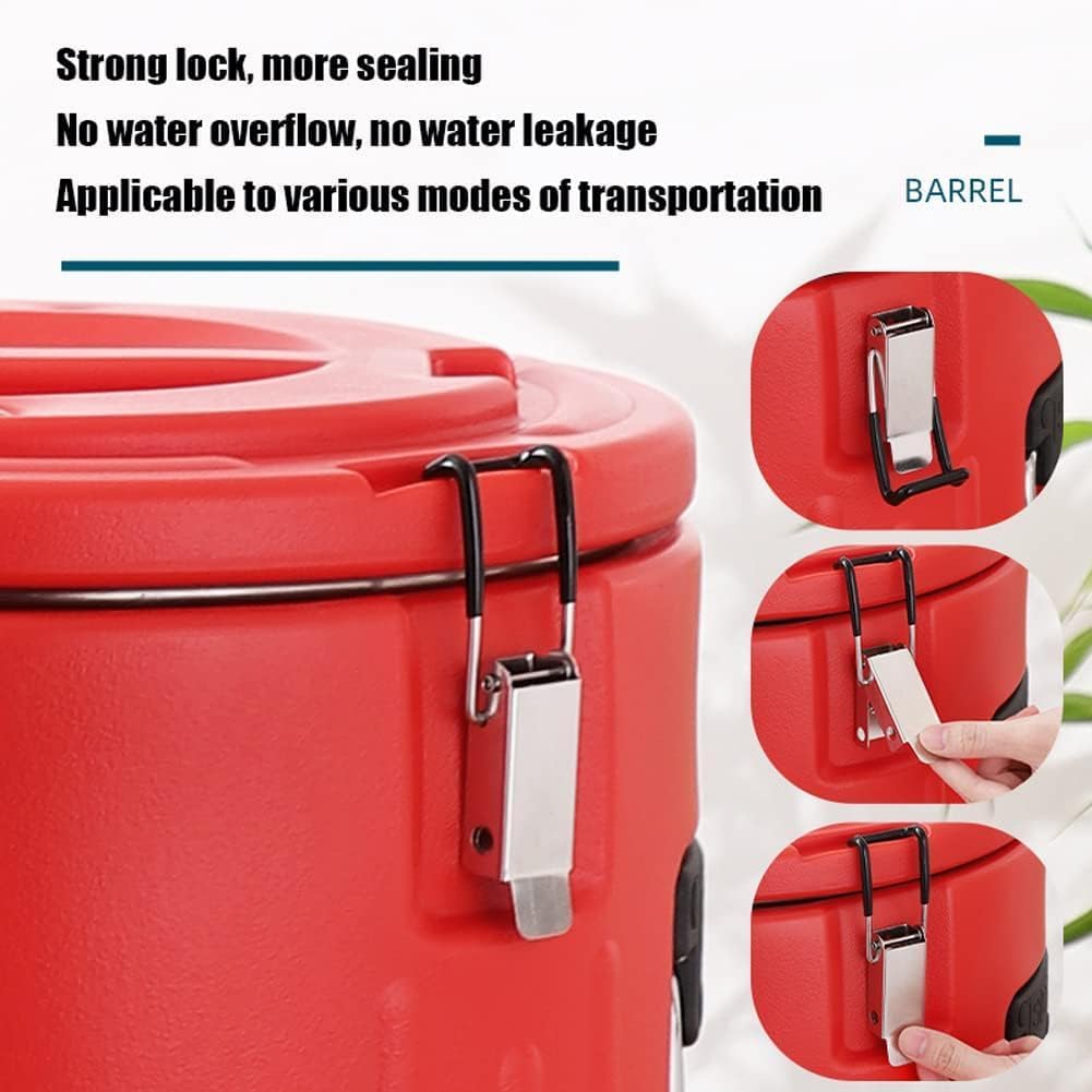 Commercial Hot Water Urn, Stainless Steel Tea Urn Beverage Dispenser with Faucet, Large-Capacity Insulation Barrel for Parties Cafeterias Hotels Offices (Size : 10L)