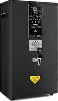 3000W Electric Instant Hot Water Dispenser, Wall-Mounted Tea Coffee Kettle Combination Water Boilers Commercial Hot Water Dispenser Step-Heating Boiling Water Machine for Home Office Black-50L