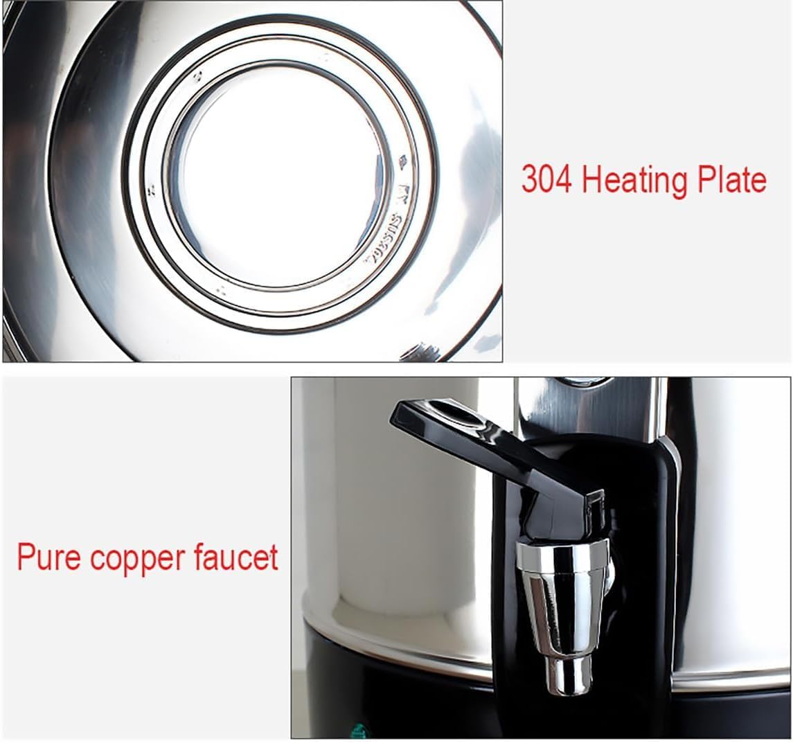 Hot Water Boiler Dispenser-Multifunctional Double Insulation Fast Heating Electric Catering Urn Bucket With Faucet For Home Commercial Office Use With Keep Warm (Size : 40L)