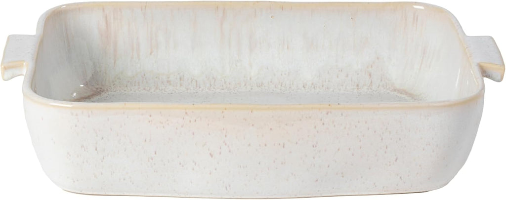 Casafina Ceramic 16' x 10.75' Rectangular Baker - Eivissa Collection, Sand Beige | Oven & Dishwasher Safe Bakeware | Food Safe Glazing | Restaurant Quality Dinnerware