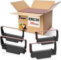 Bigger Replacement for ERC-30, ERC 30 34 38 B/R Compatible Ribbon Used with Epson ERC30 ERC34 ERC38 NK506 Printer (Black and Red, 288 Pack)