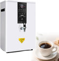 Large Capacity Water Boiler, Electric Step-Heating, Wall-Mounted, for Home,Coffee Shop, Tea (White 50L)