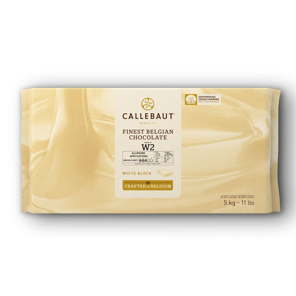 Callebaut White Baking Chocolate - 11 lb (11 pound) (11 Lbs)
