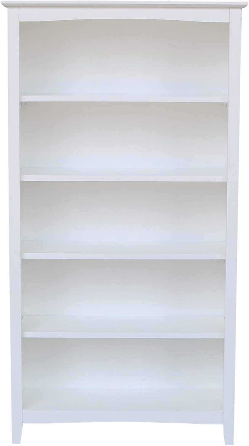International Concepts Shaker Bookcase - 60' H White