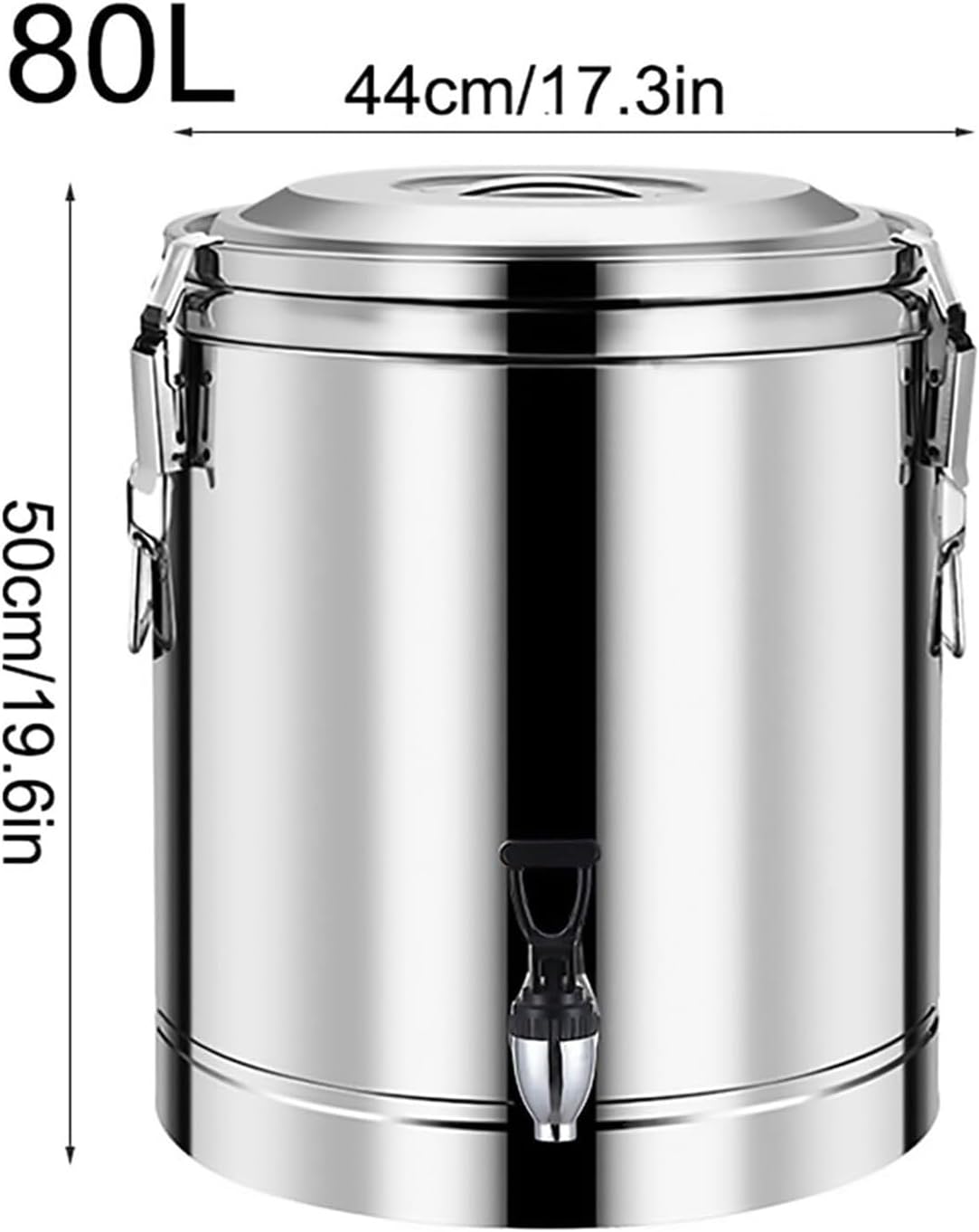 Insulated Beverage Dispenser with Spigot, Commercial & Office Hot & Cold Drink Dispenser, Large Capacity Stainless Steel Drink Dispenser for Water, Coffee, Tea, Parties, Events