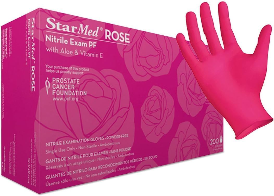 Sempermed USA, INC. Starmed Rose Gloves, Cheery Rose, Medium, 1000/cartonE