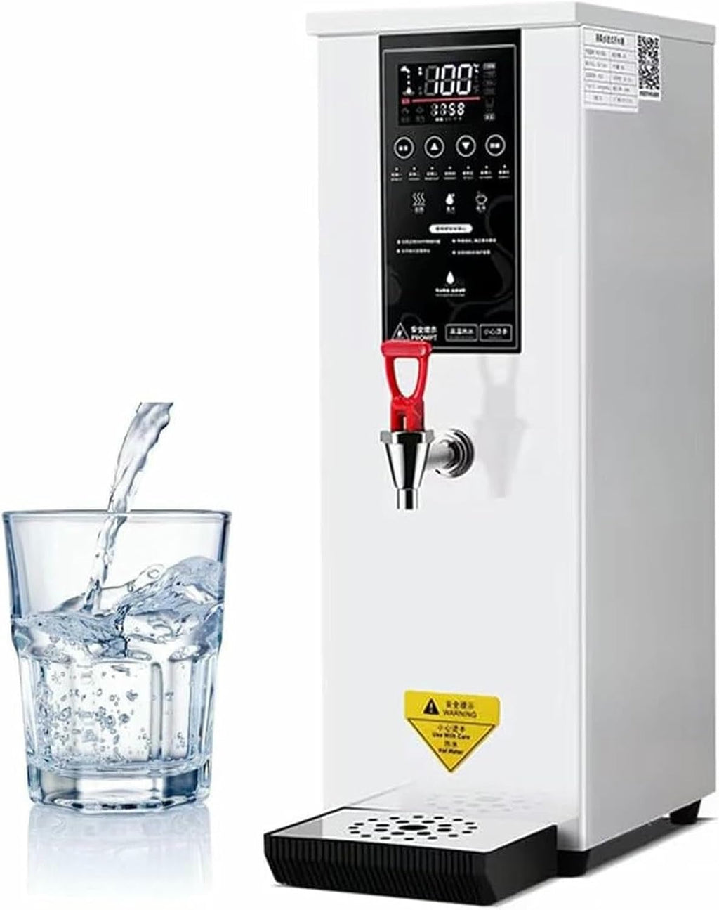 3000W Commercial Hot Water Dispense Boiler, 60L/H Stainless Steel Drinking Hot Water Boiling Machine, Coffee Making Water Heater for Tea Coffee/Dessert Shop Hotel