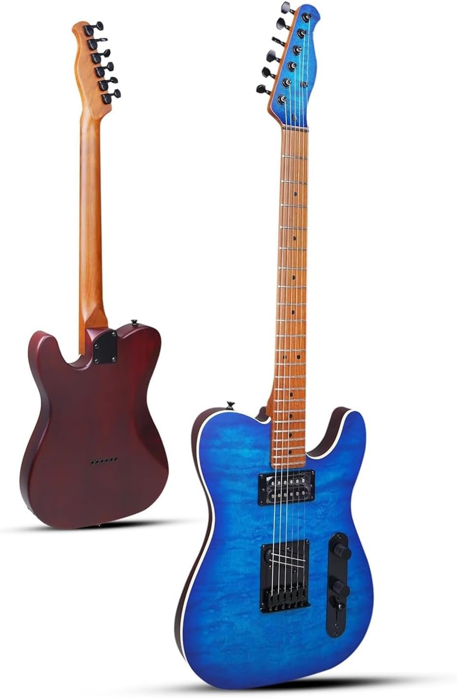 Professional Musical Instrument Set 39 Inch Solid Solid Electric Guitar For Adult Beginners Professional Electric Guitar(6)