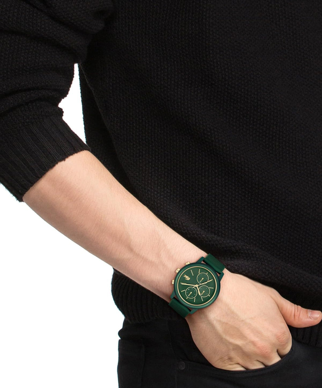 Lacoste 12.12 Move Men's Multifunction Watch – 42mm Aluminum Case, Day/Date/24-Hour Subdials, Contemporary, Sporty - Premium Fashion Timepiece - Gift for Him