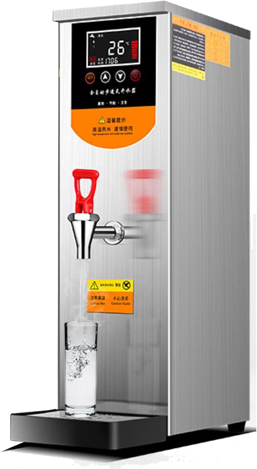 50L/H Electric Kettle Eletric Commercial Hot Water Dispenser Silver With Filter Automatic 1500W Heating