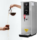 25L Commercial Instant Hot Water Boiler with Automatic Dispenser | 1000W Fast Heating, Energy-Saving, for Catering, Restaurants, Offices Silver