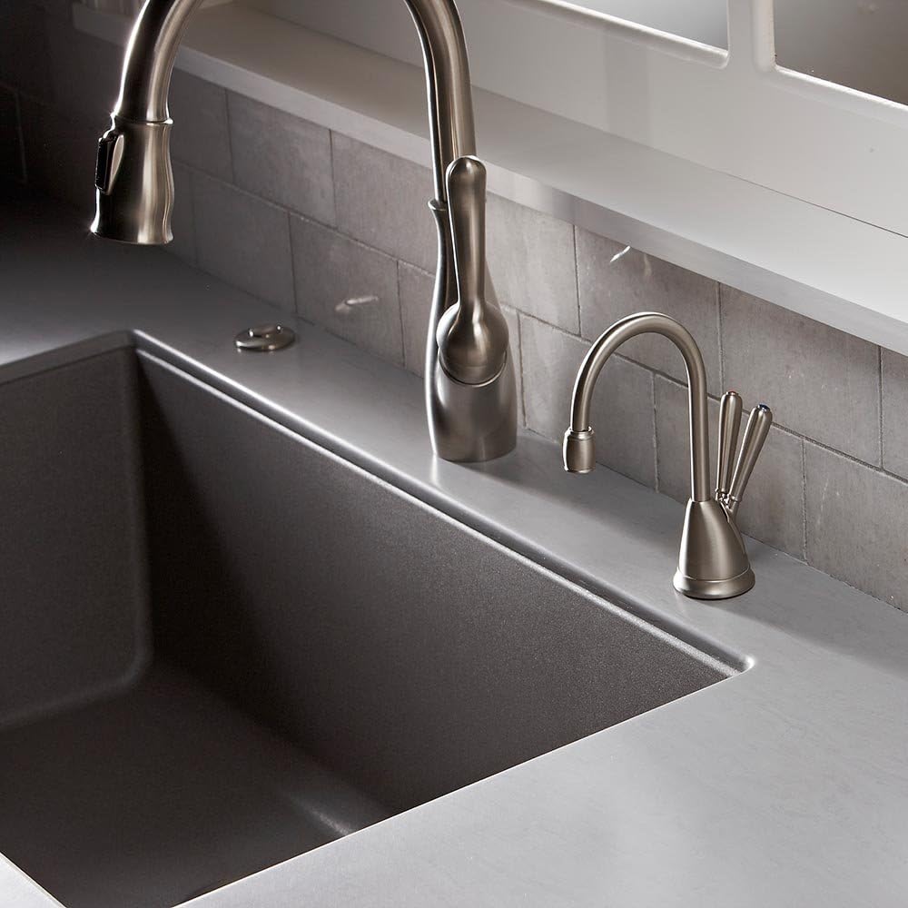InSinkErator View Instant Hot & Cold Water Dispenser System - Faucet & Tank, Chrome, HC-View-C