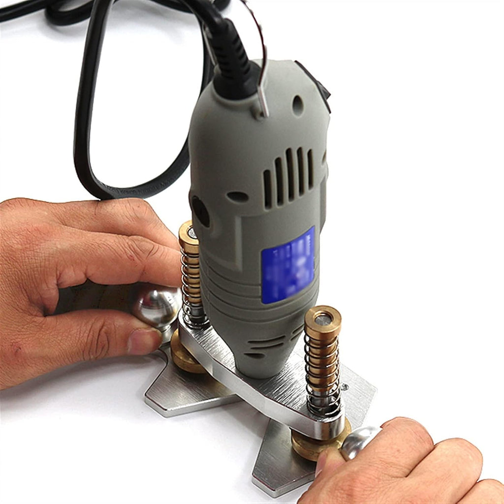 Guitar Sound Hole Tool Guitar Sound Hole Wreath Inlaid Electric Grinder Trimming Machine Base Guitar Making Tool Guitar Tools and Accessories (Color : 02)