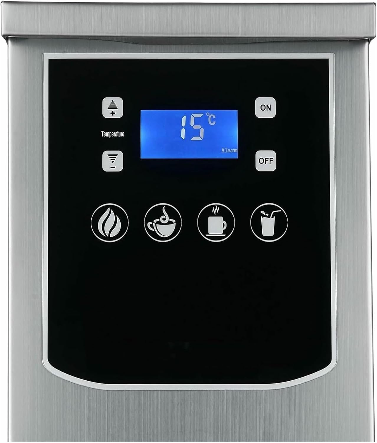 Commercial Electric Water Boiler 10L-30L, 2500W Stainless Steel Instant Hot Water Dispenser with Auto-Fill & No-Drip Spout, for Restaurants, Offices, Cafes (AM-10/AM-20/AM-30)