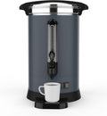 120 Cups Coffee Urn, 18L Stainless Steel Commercial Coffee Maker with Double Wall Insulation, Electric Hot Beverage Dispenser for Parties, Catering, Weddings, and Buffets